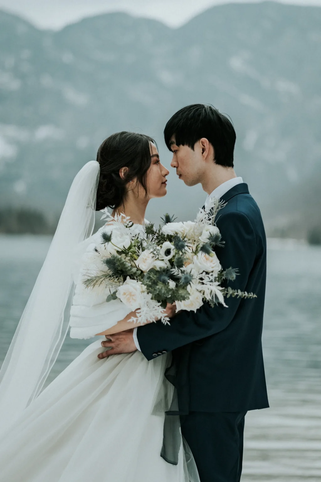 winter elopement wedding couple photography videography18